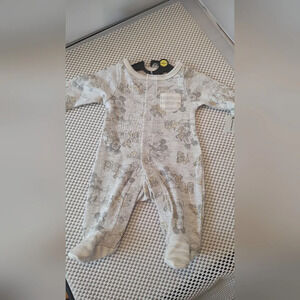 Disney Baby Size Preemie Wishes + Dreams Mickey Mouse Infant Baby Footed Sleep